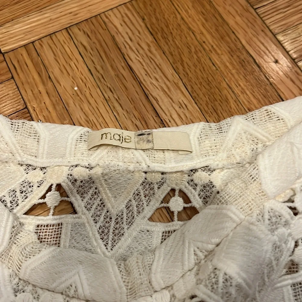 Make Cream Lace Midi Skirt Estimated Size 2-4 - Picture 4 of 4